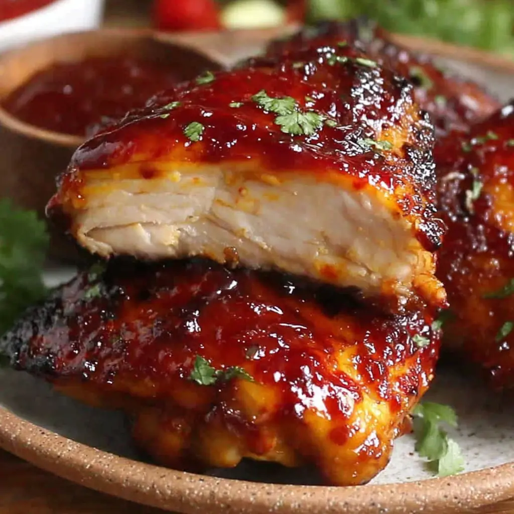 honey sriracha chicken thighs