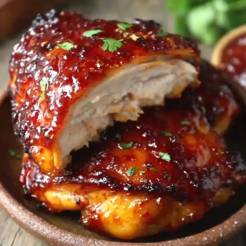 honey sriracha chicken thighs - variation 4