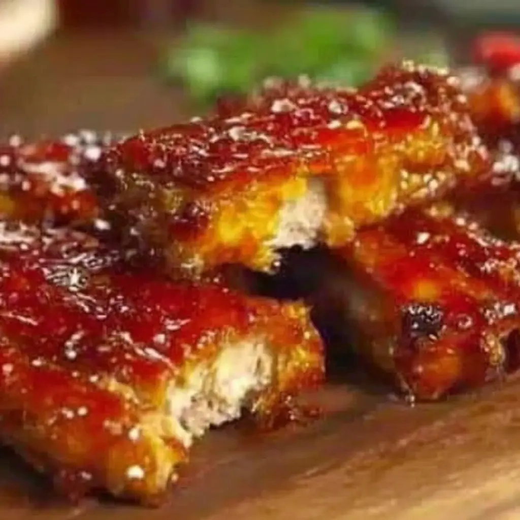 honey sriracha chicken wings - variation 4