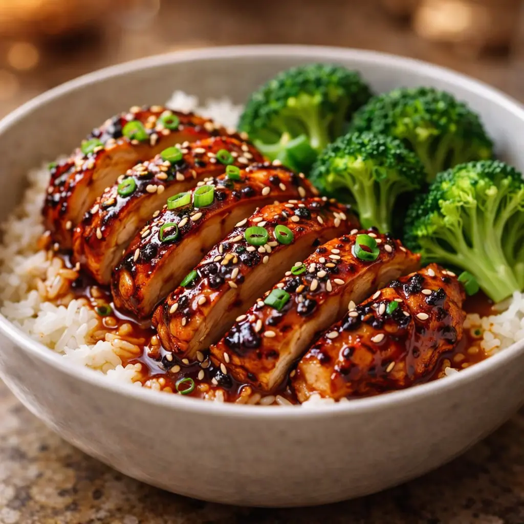 chinese chicken rice bowl recipe final presentation