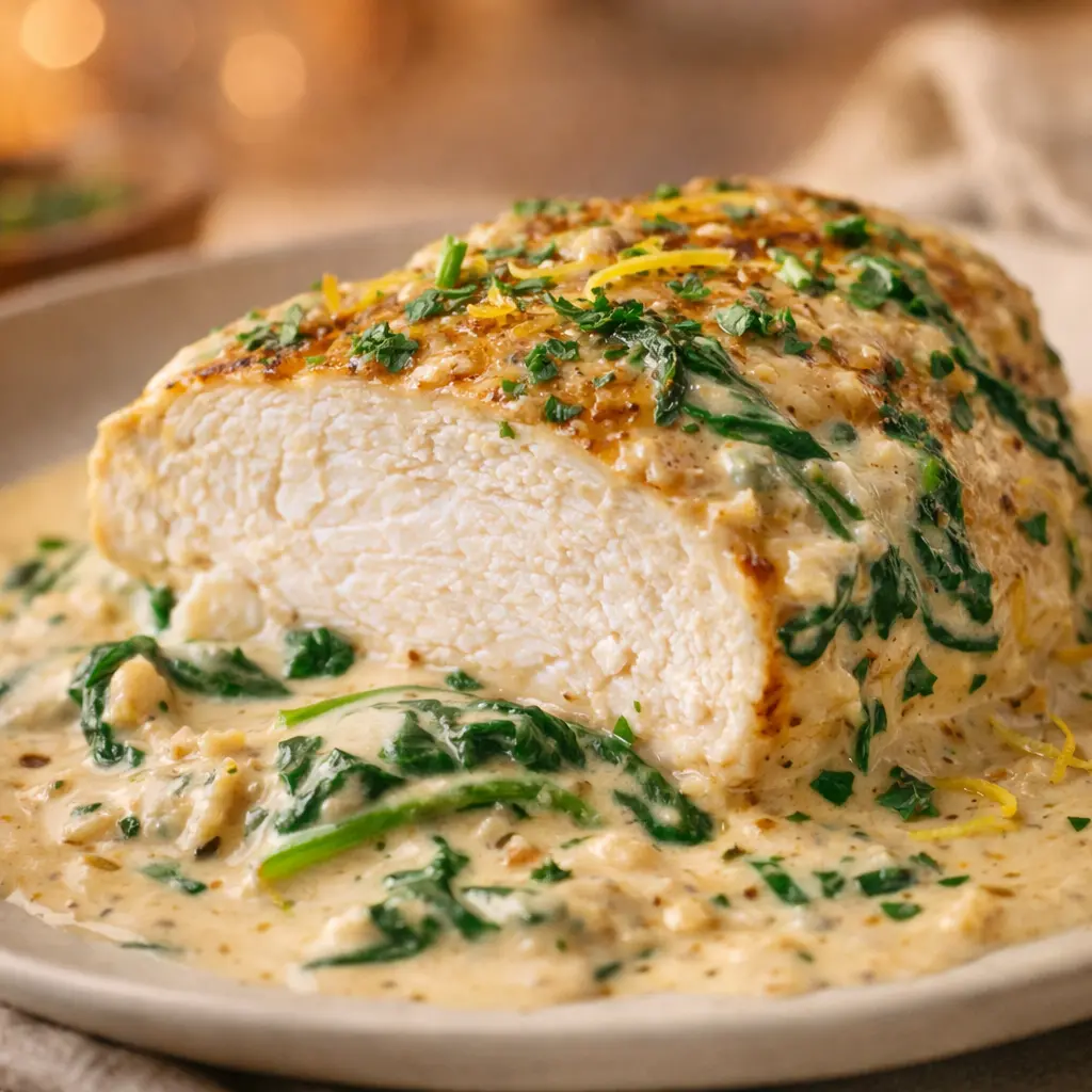creamy spinach chicken florentine