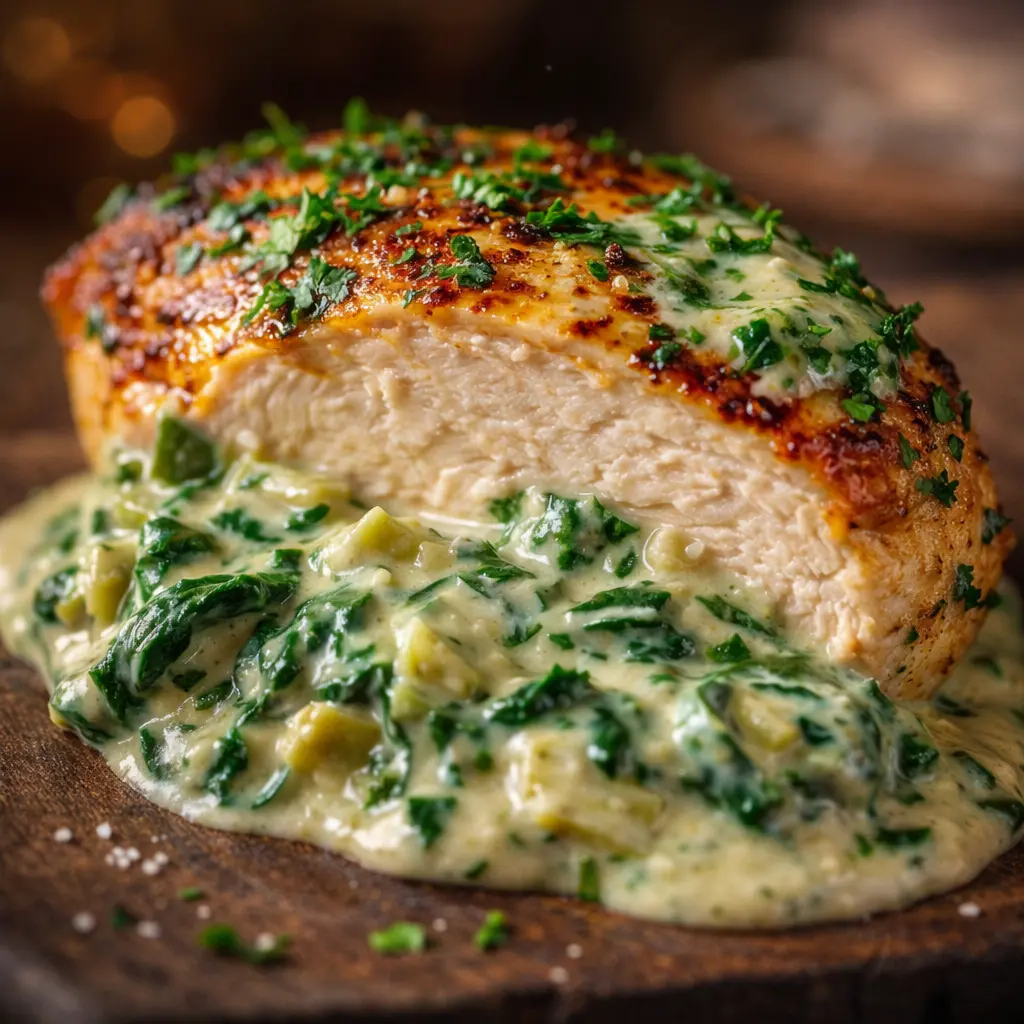 Easy creamy spinach & artichoke chicken skillet eatingwell: Happy Results.