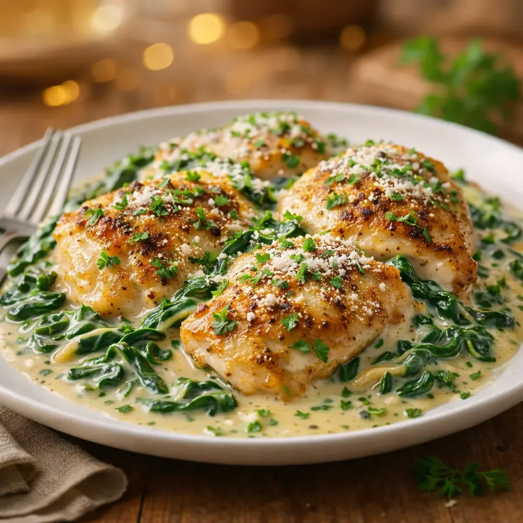 creamy spinach chicken thigh recipes final presentation