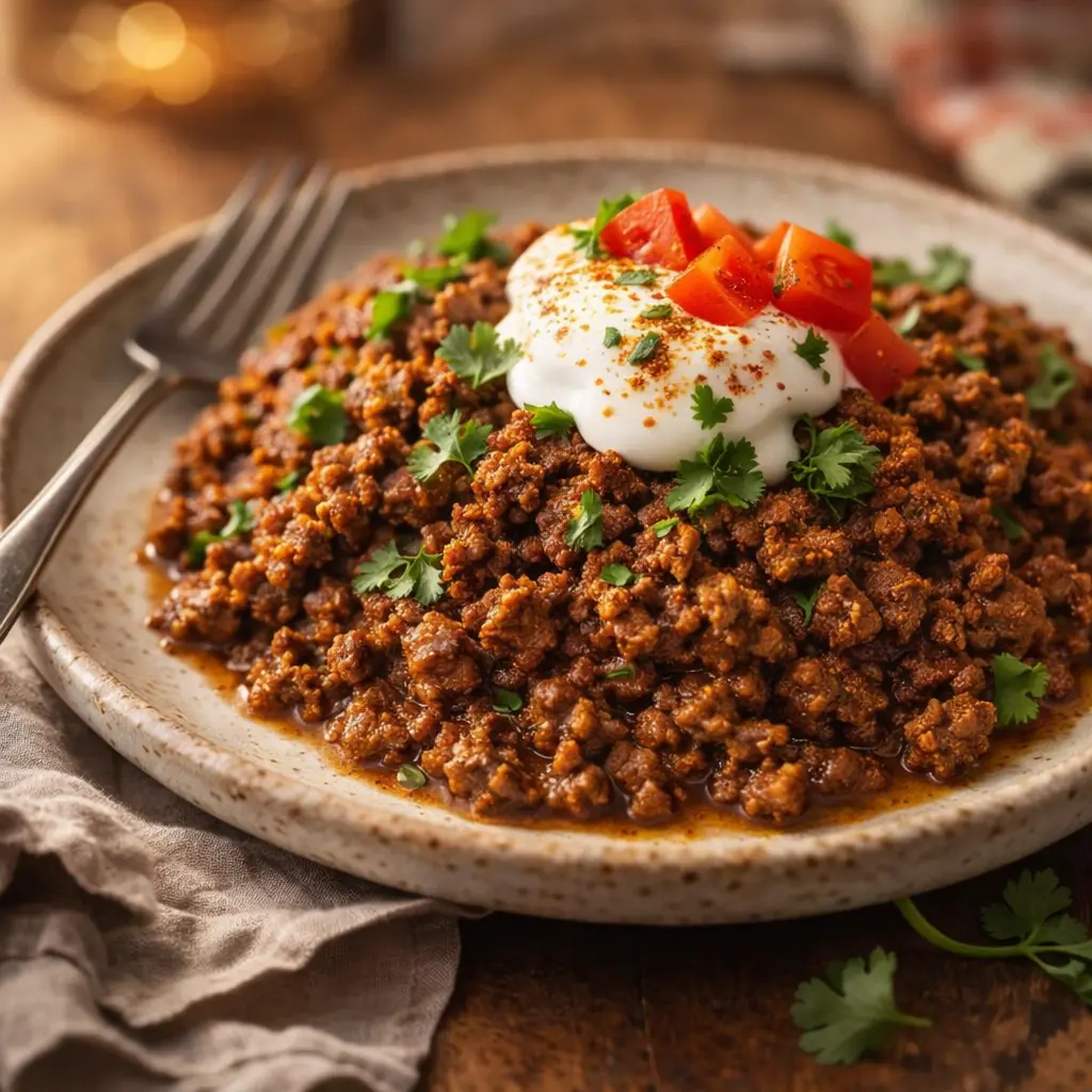 homemade ground beef taco seasoning final presentation