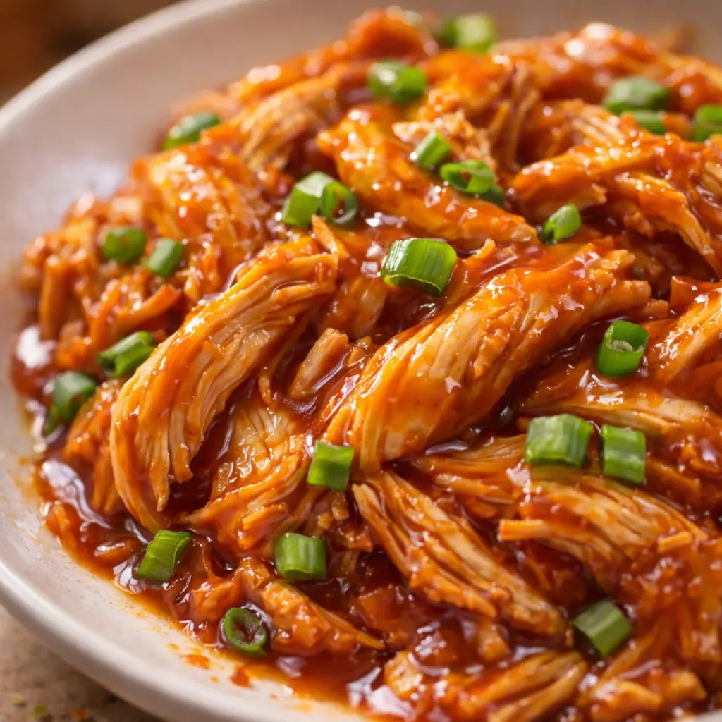 honey sriracha chicken instant pot close up