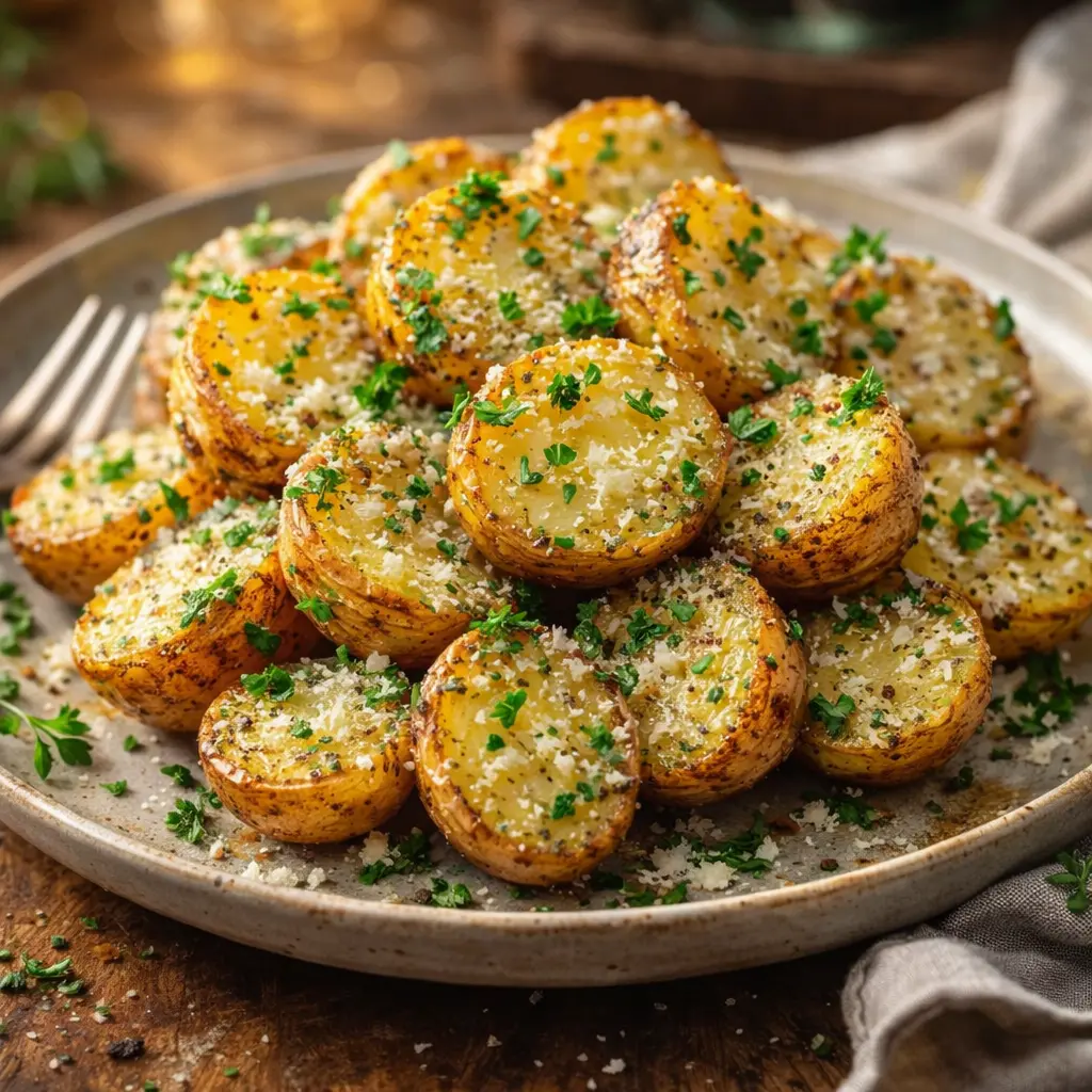 roasted garlic potatoes instant pot final presentation
