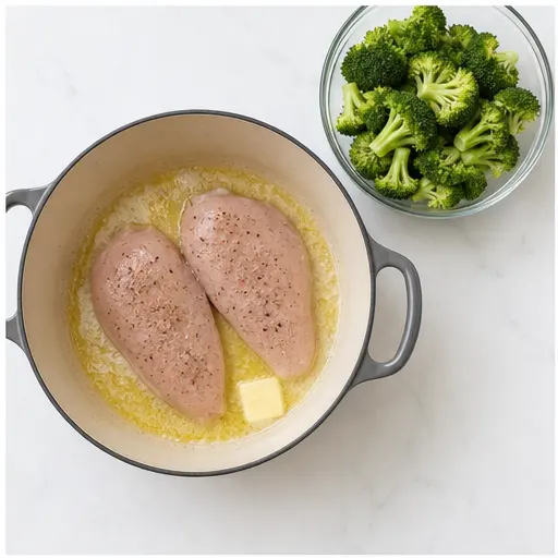 Step 1: Seasoning and cooking chicken fillets