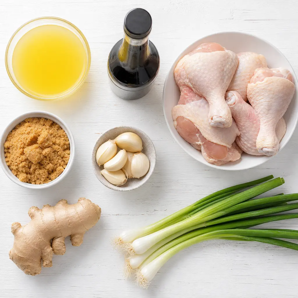 hawaiian teriyaki chicken - main ingredients
