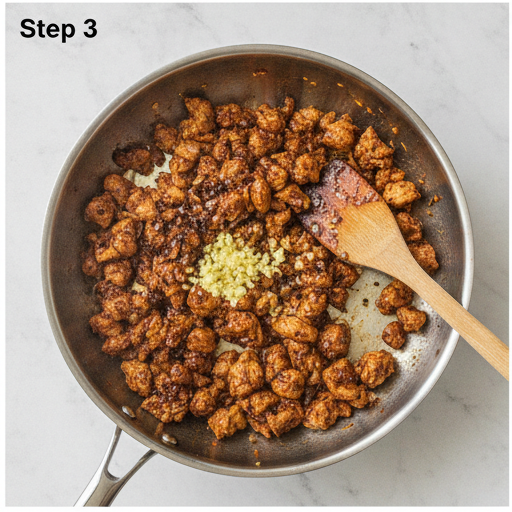 chicken lettuce wraps - step 3
