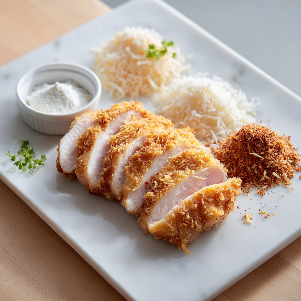 coconut chicken recipe - main ingredients