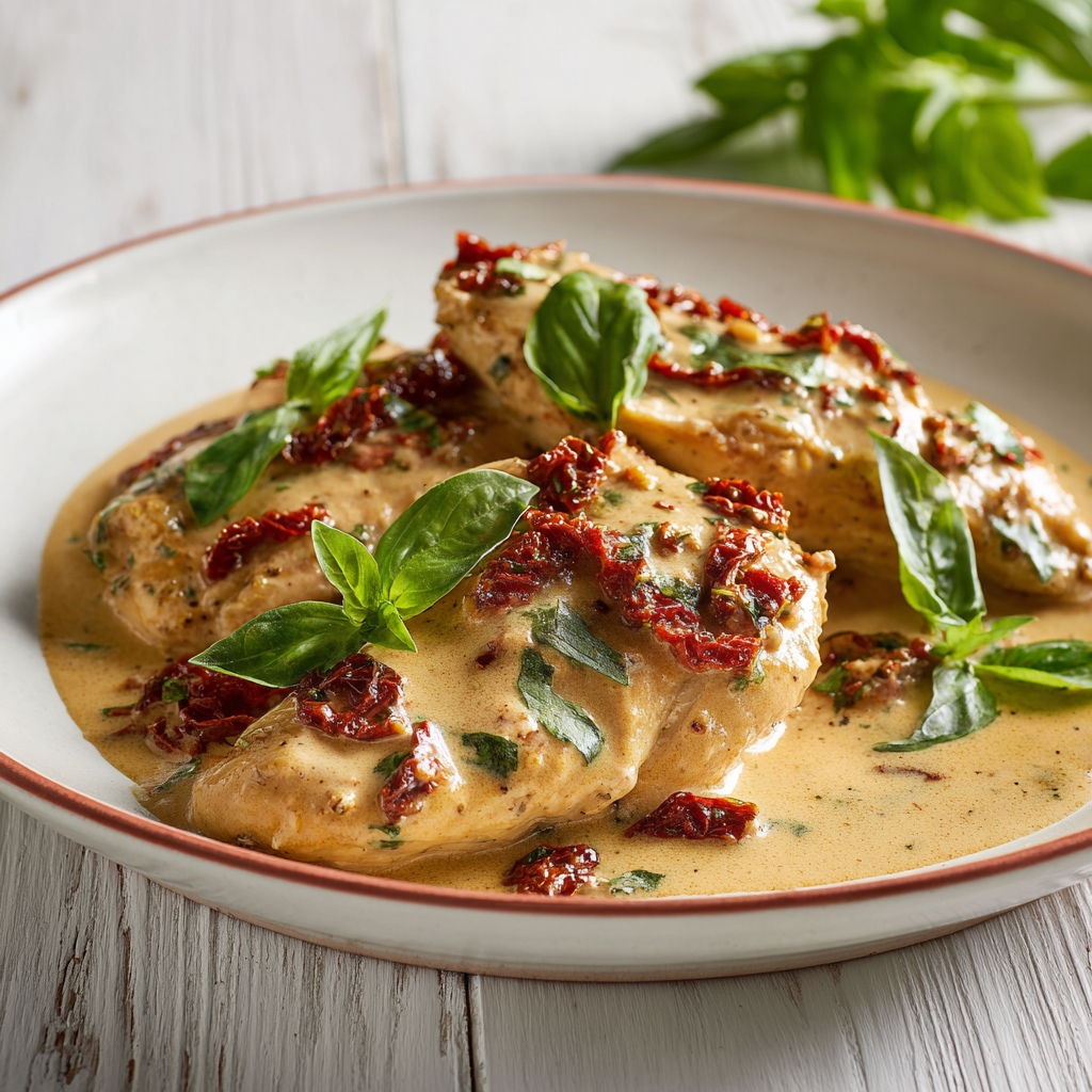 creamy sun dried tomato chicken