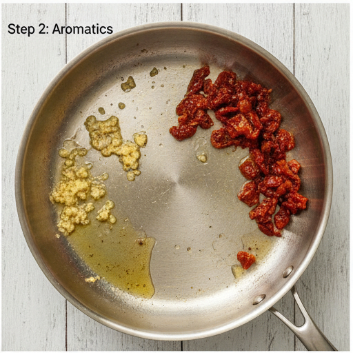creamy sun dried tomato chicken - step 2