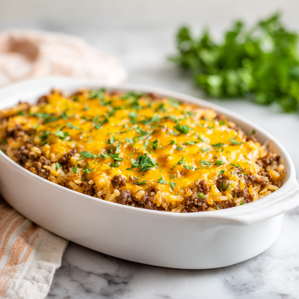 easy ground beef recipes - final presentation