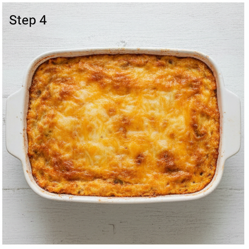 easy ground beef recipes - step 4 finished casserole
