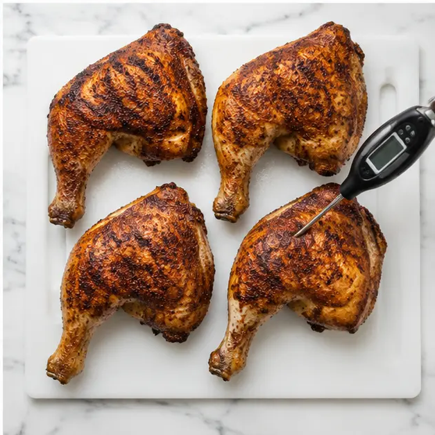 Step 4: Check internal temperature with a meat thermometer