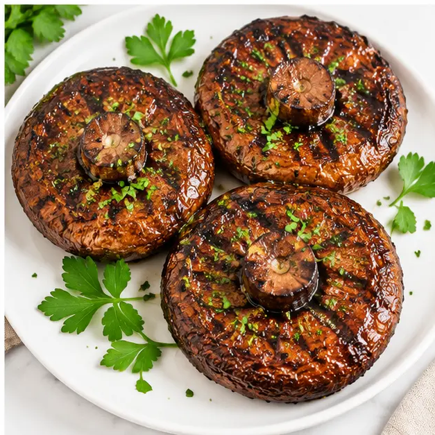 Step 4: Finished grilled portobello mushrooms