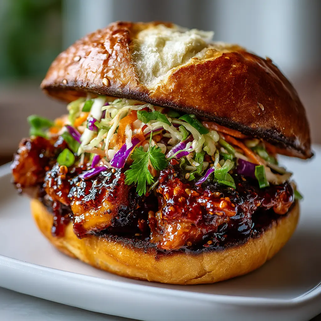 korean bbq chicken sandwich 139696247