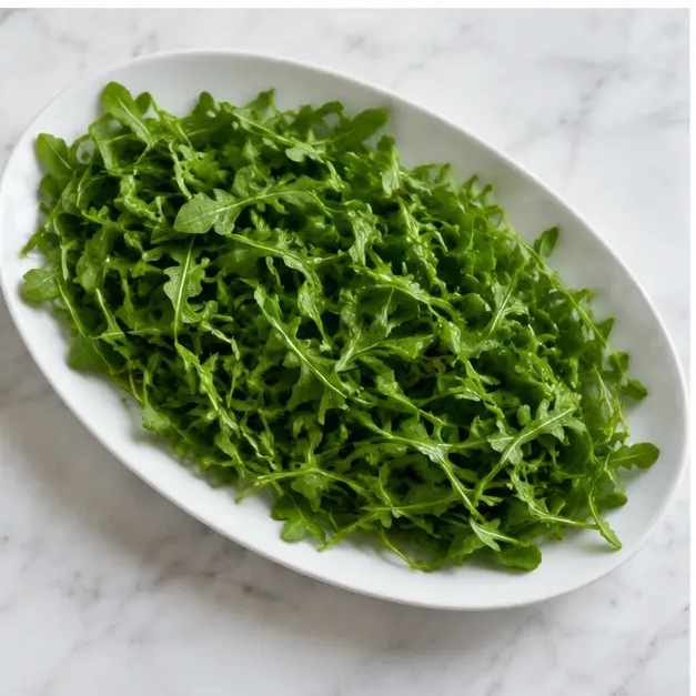 Step 3: Arranging arugula bed