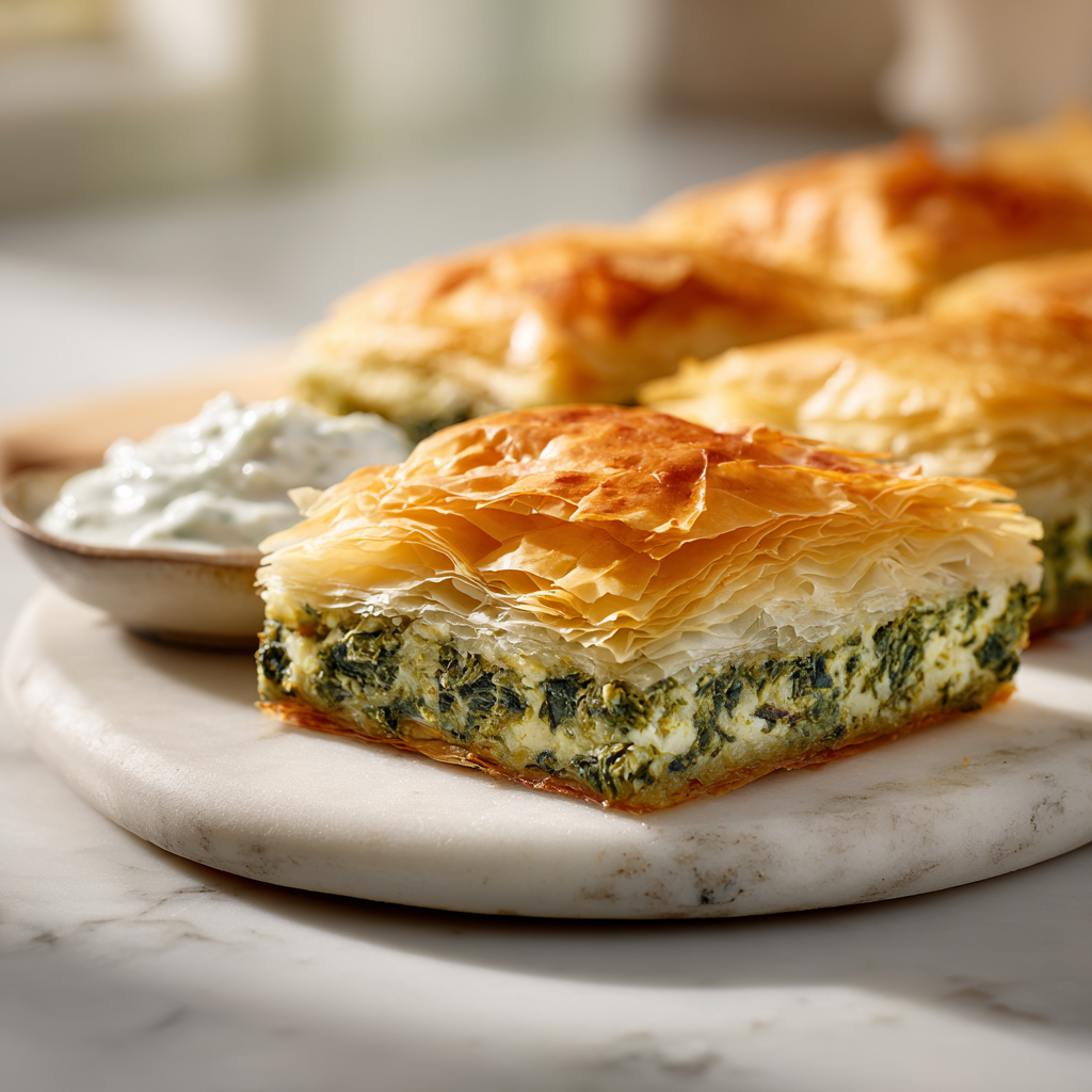 spanakopita - final presentation