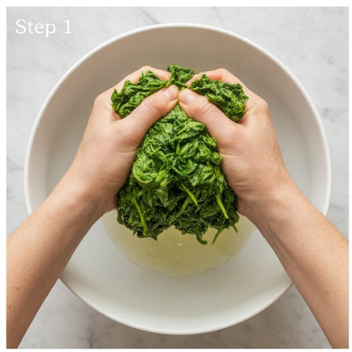 spanakopita - step 1