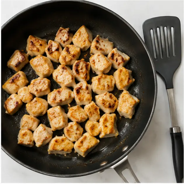 Step 2: Sear the chicken until golden brown