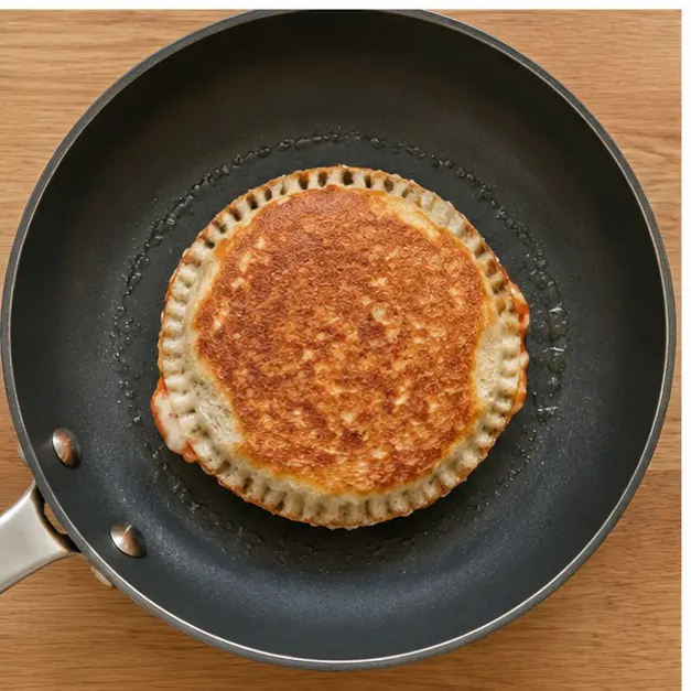 Step 3: Toast sealed sandwich in skillet until golden brown on both sides