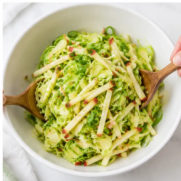 Step 4: Toss the slaw with dressing until every piece glistens