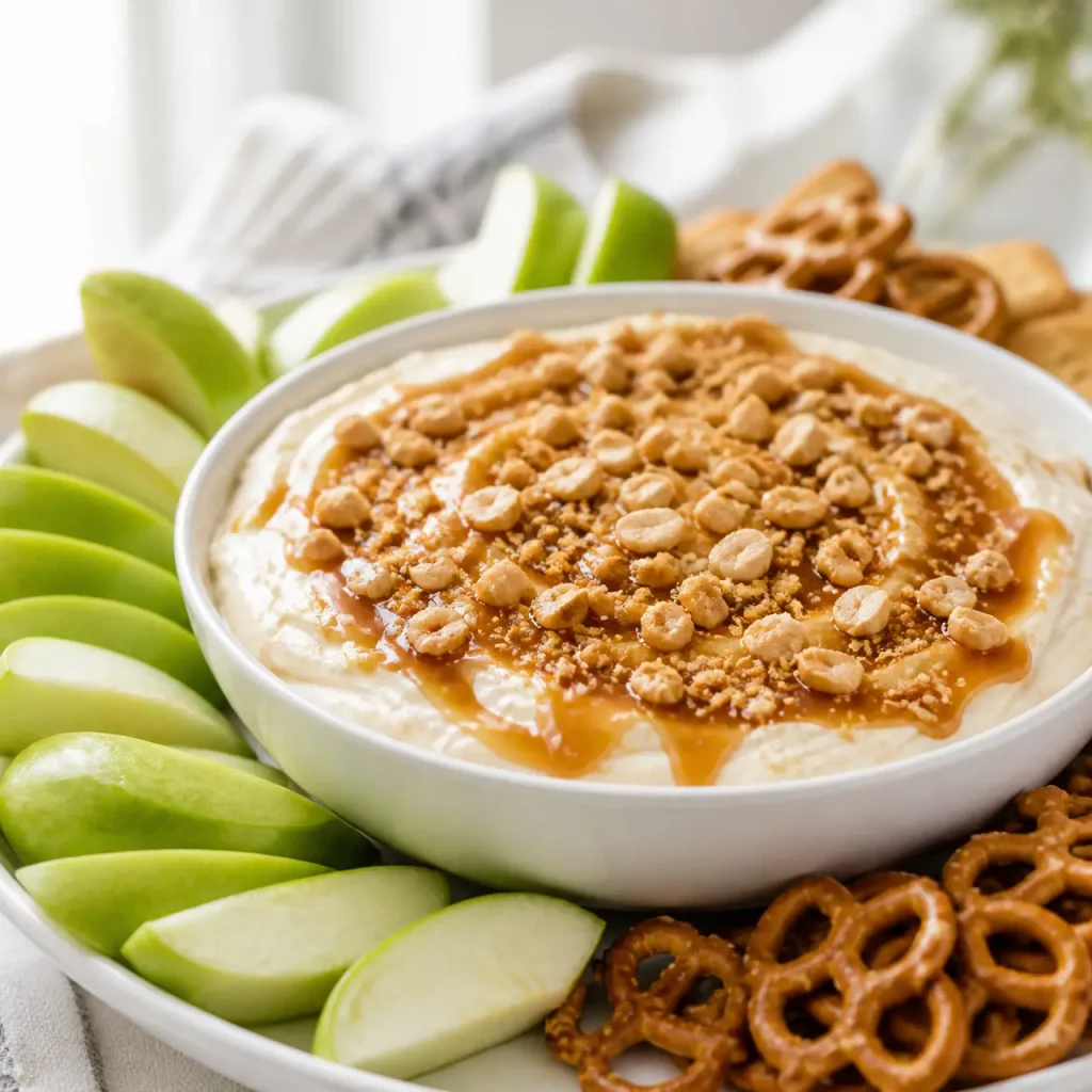 caramel apple cheesecake dip 812299343