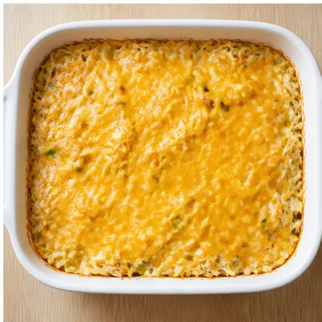 Step 4: Baking with cheddar cheese topping