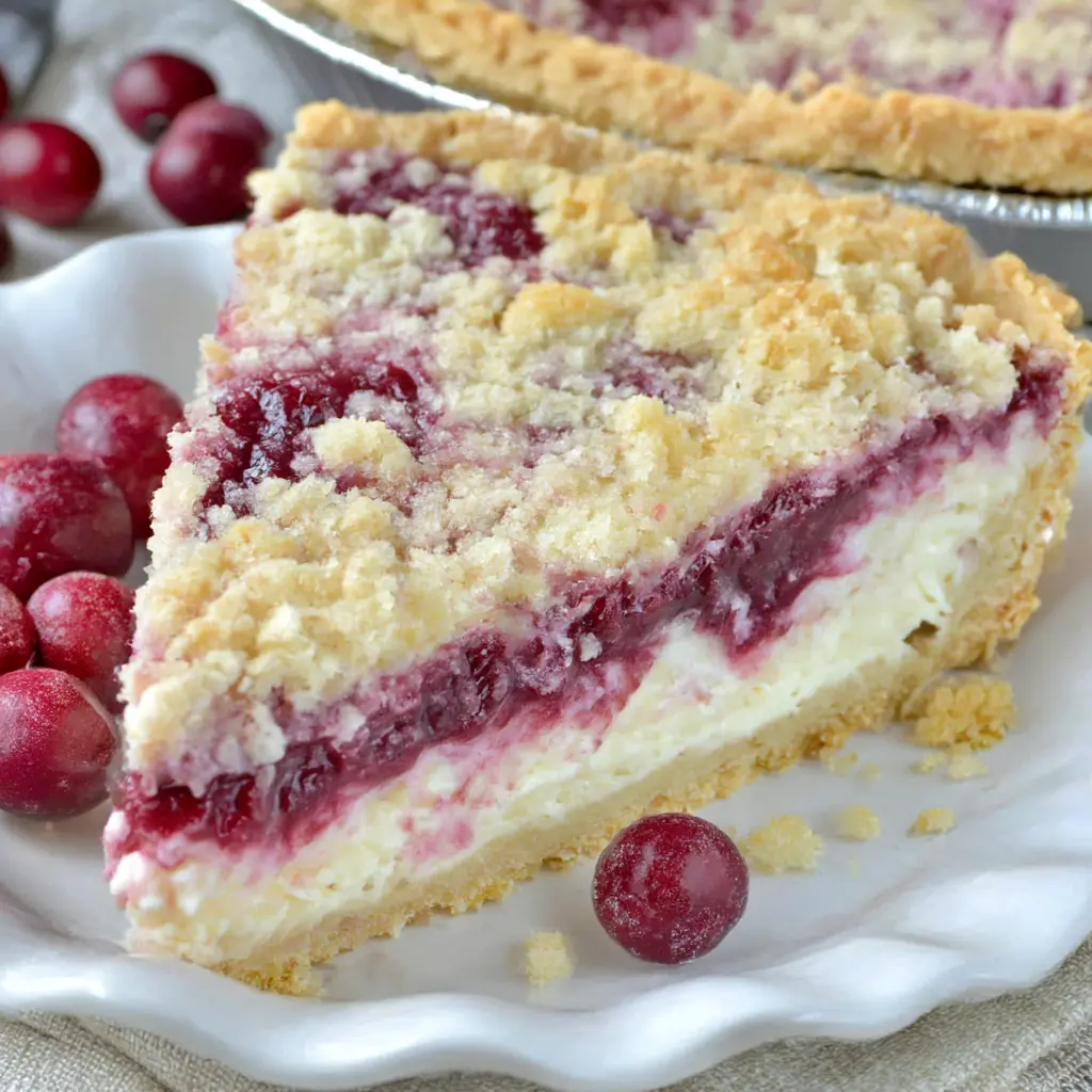cranberry cheesecake pie 152862689