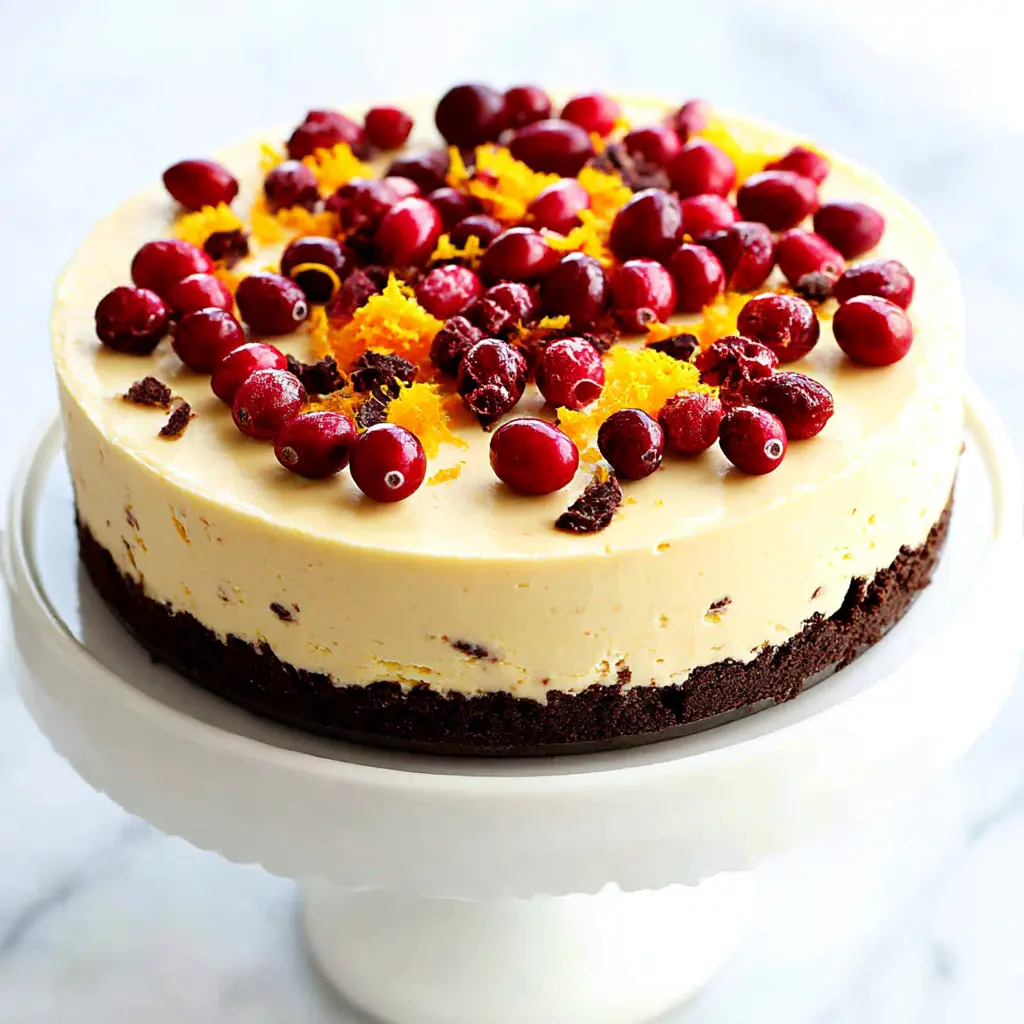 cranberry orange cheesecake 289110952