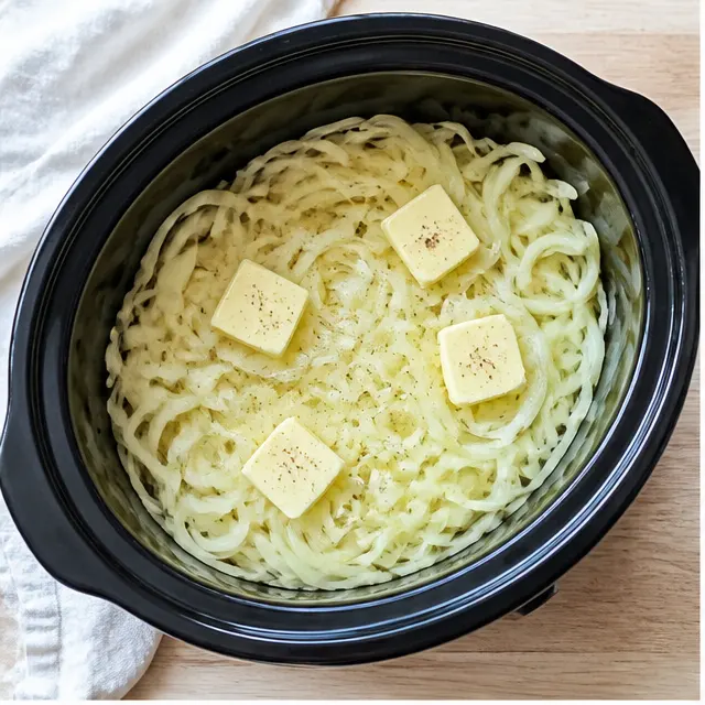 Step 1: Caramelize the base layer of sliced onions