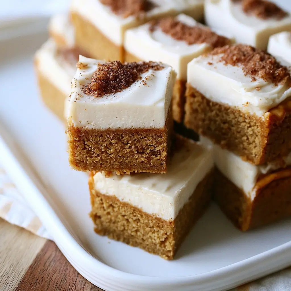 gingerbread cheesecake bars 166802210