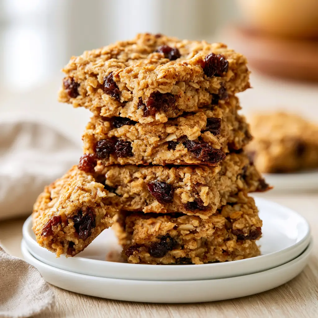 oatmeal raisin bars - final presentation