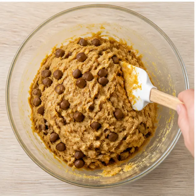 Fold in chocolate chips