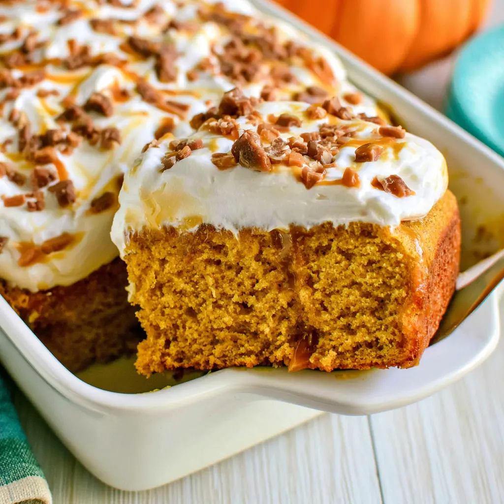pumpkin poke cake 575751758