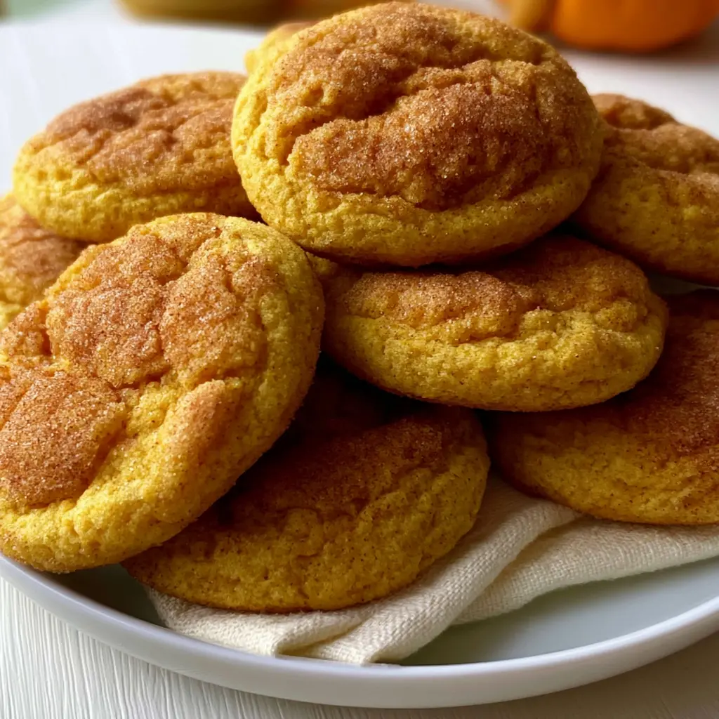 pumpkin snickerdoodle cookies - final presentation