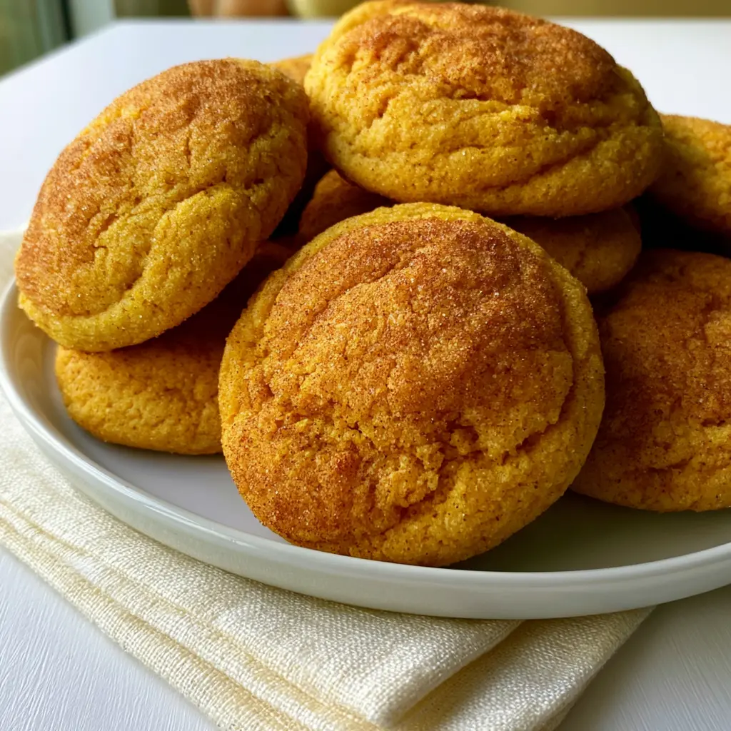pumpkin snickerdoodle cookies 294594961