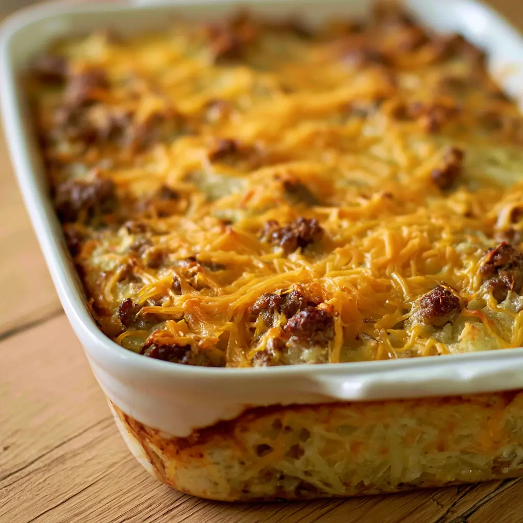 sausage hash brown breakfast casserole 344738897