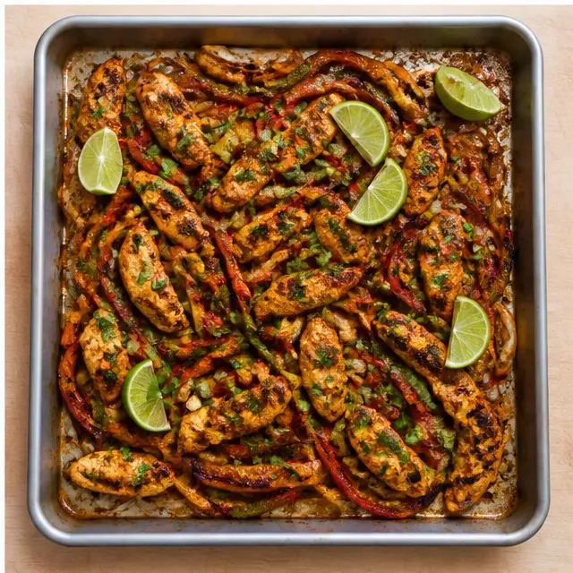 Finish: Squeeze lime juice over the hot pan and sprinkle with fresh cilantro before serving