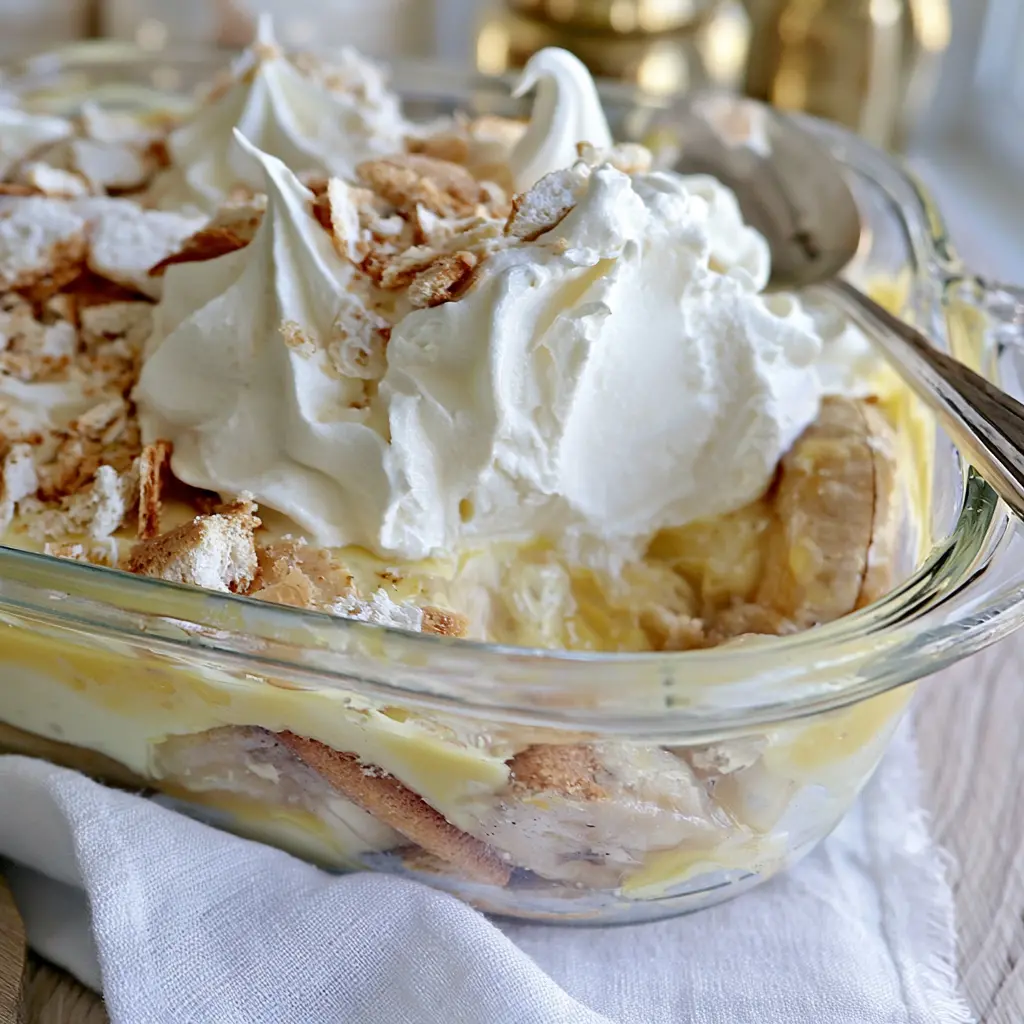 southern banana pudding - final presentation