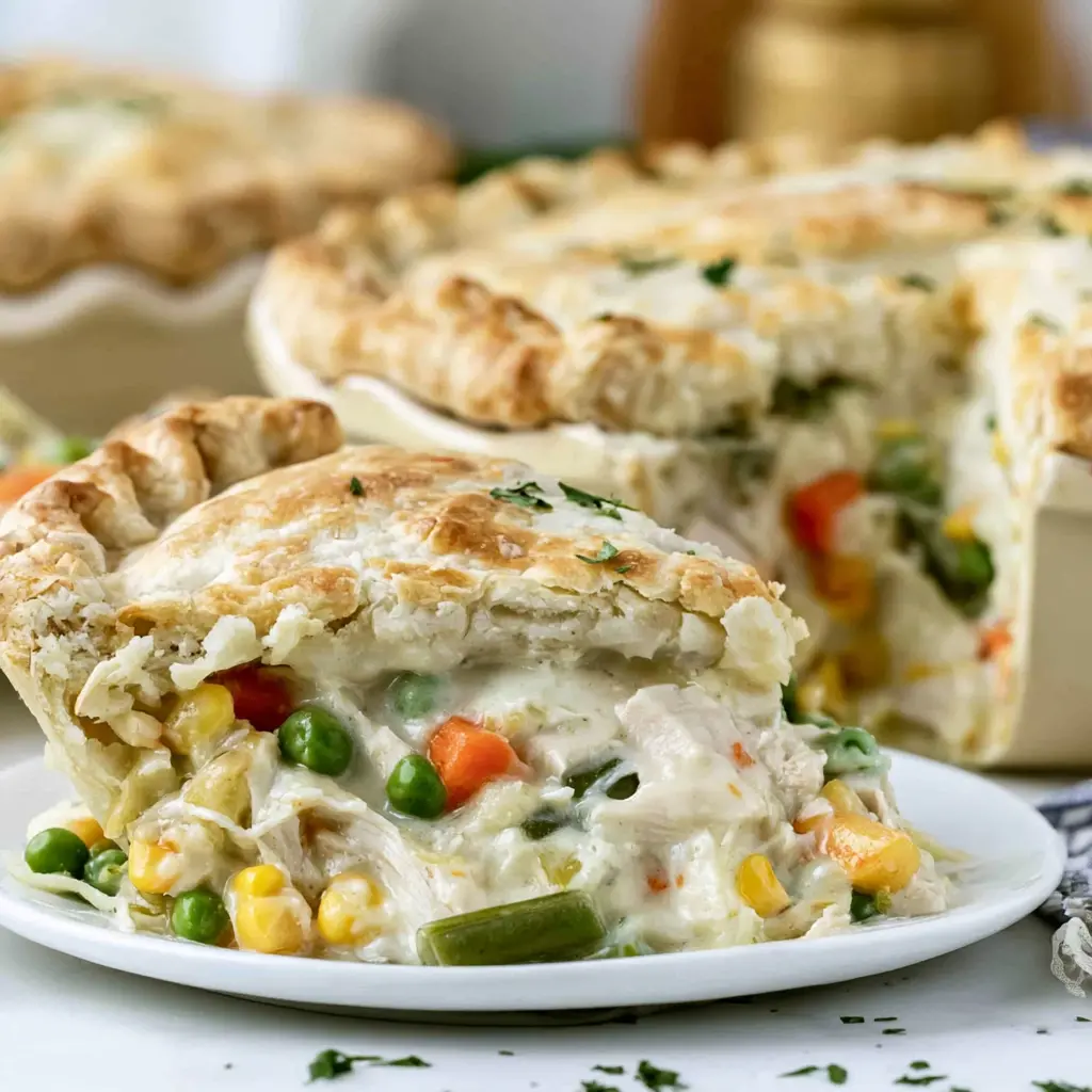 turkey pot pie - final presentation