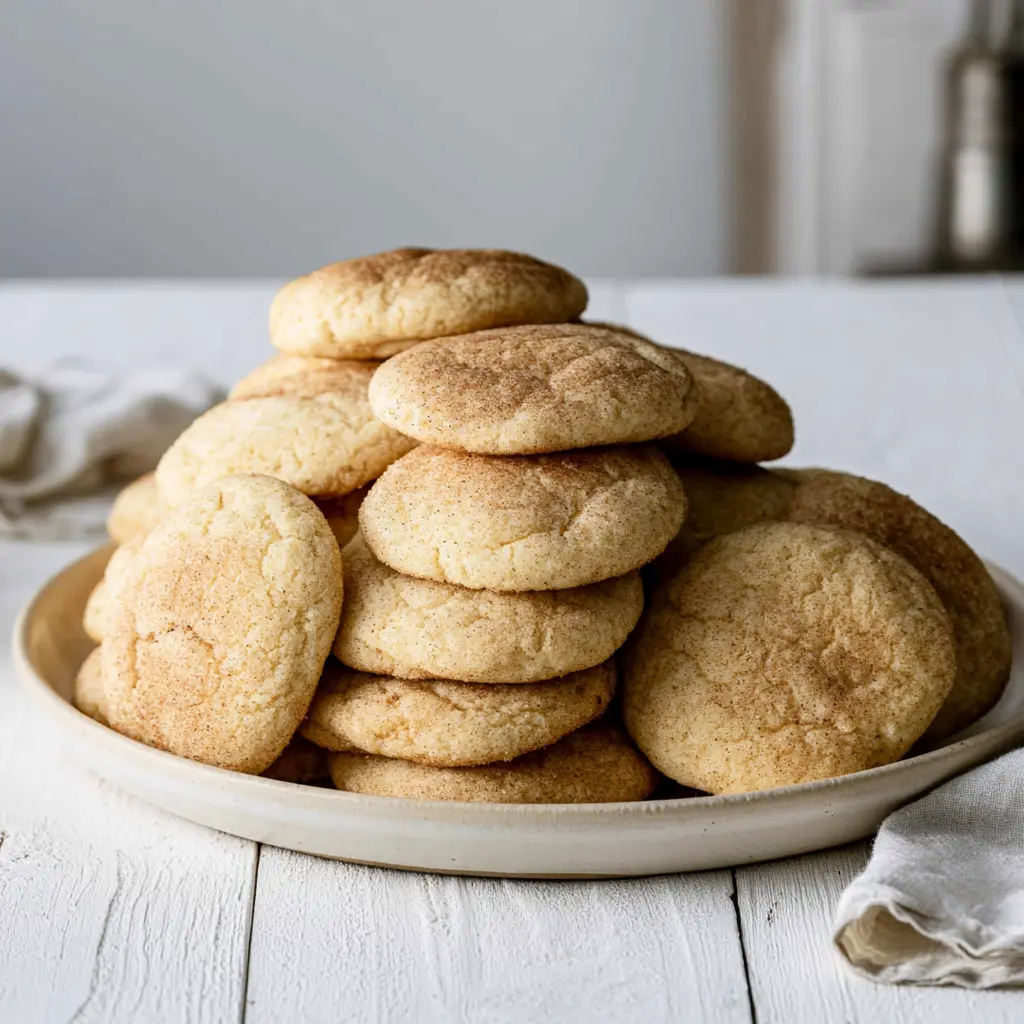 eggnog snickerdoodle cookies - final presentation