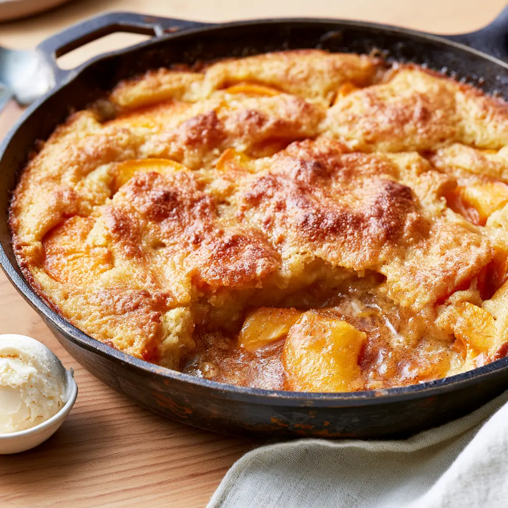 peach cobbler 252544971