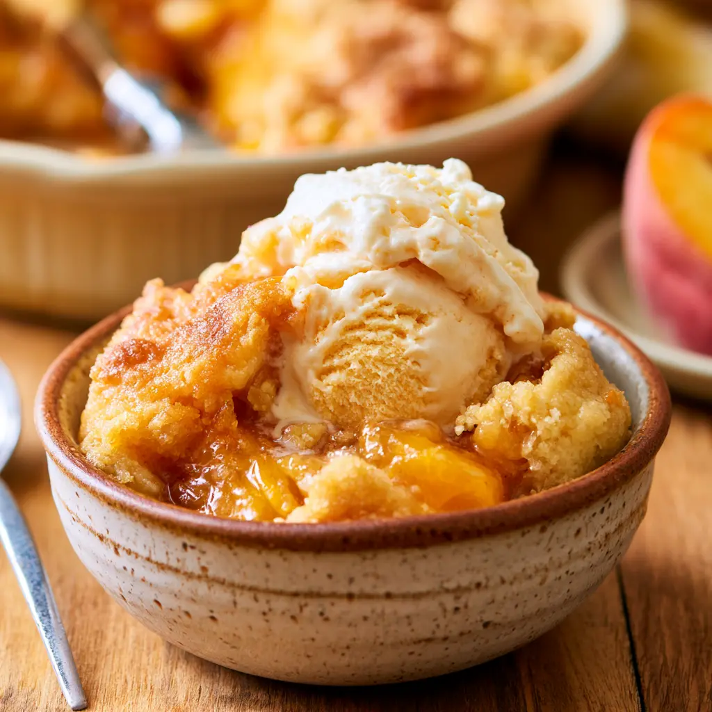 peach cobbler - final presentation